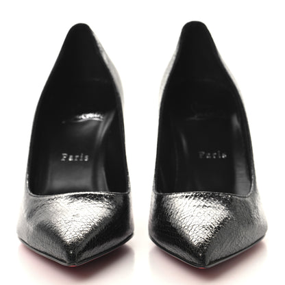 Christian Louboutin Laminated Calfskin Specchio So Kate 85 Pumps 39 Black 3 of 8