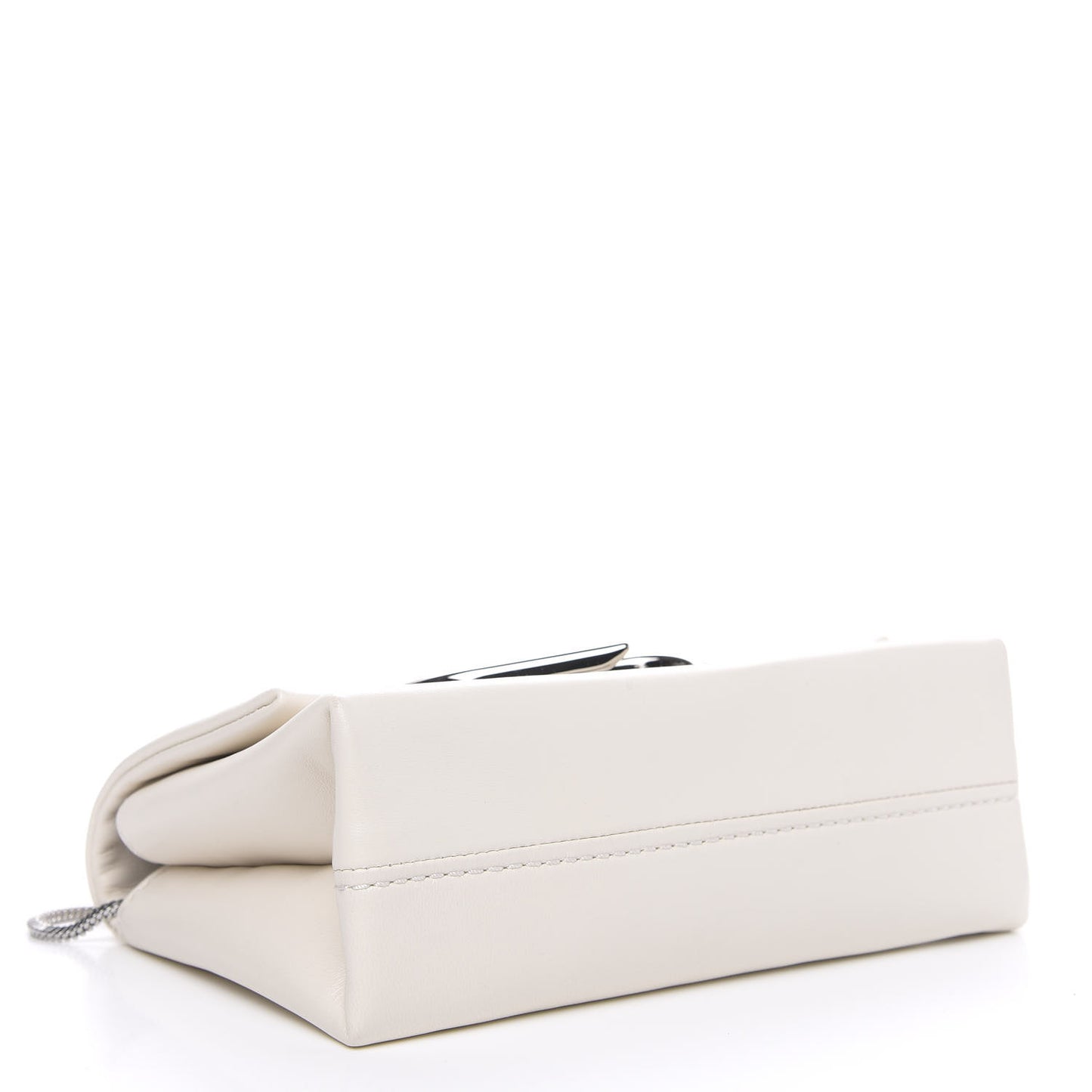 3.1 Calfskin Alix Soft Flap Clutch White