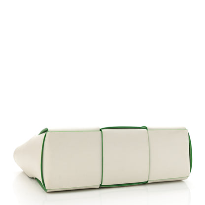 Bottega Veneta Nappa Maxi Intrecciato Medium Arco Tote White Parakeet 4 of 9