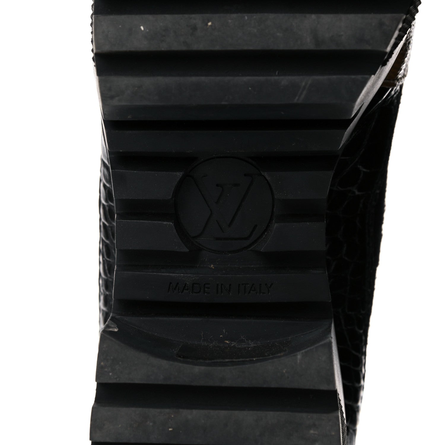 Louis Vuitton Suede Calfskin Monogram Laureate Platform Desert Boots 40 Black 6 of 14