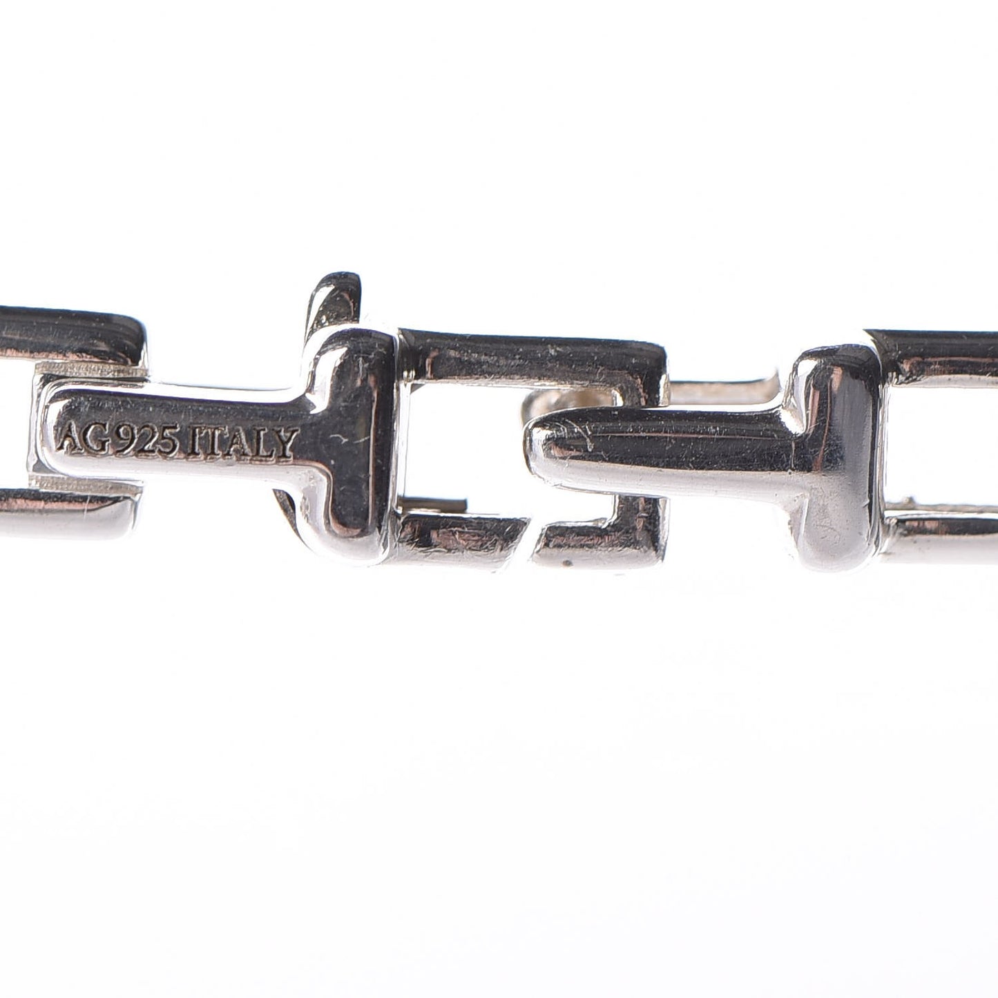 Sterling Silver T Chain Necklace