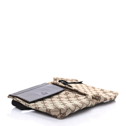 Gucci GG Monogram Double Pocket Belt Bag Dark Brown 3 of 6