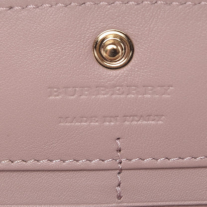 Burberry Calfskin House Check Porter Continental Wallet Pale Orchid 6 of 7