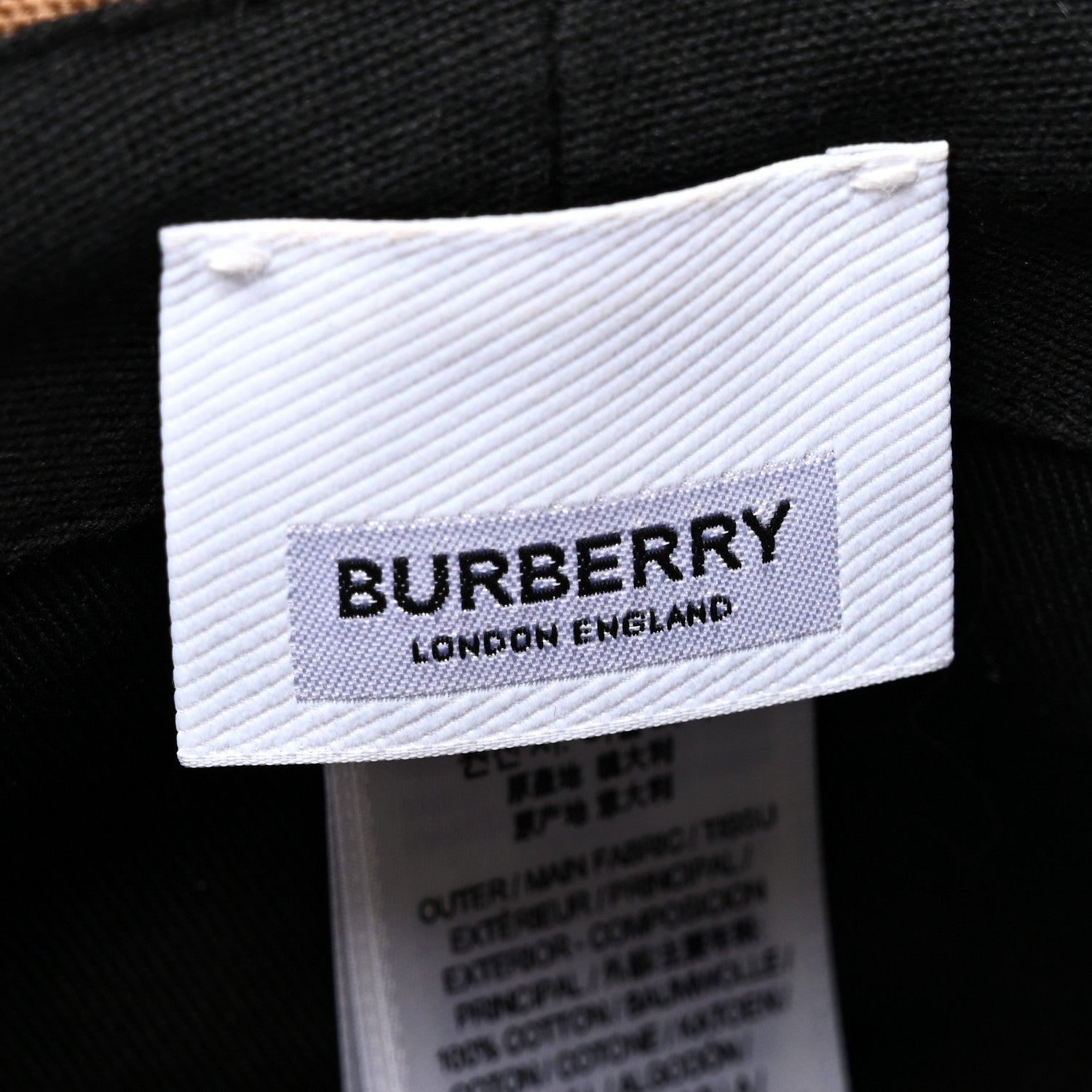 Burberry Technical Cotton Giant Check Bucket Hat M 8 of 9