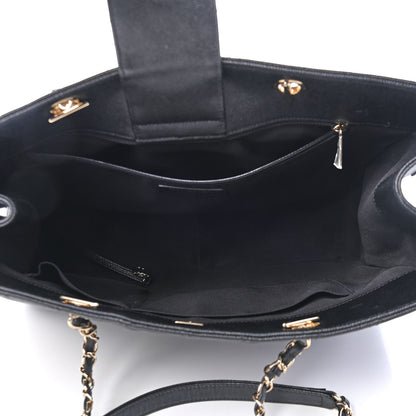 Chanel Caviar Quilted Large Shopping Tote Black 4 of 8