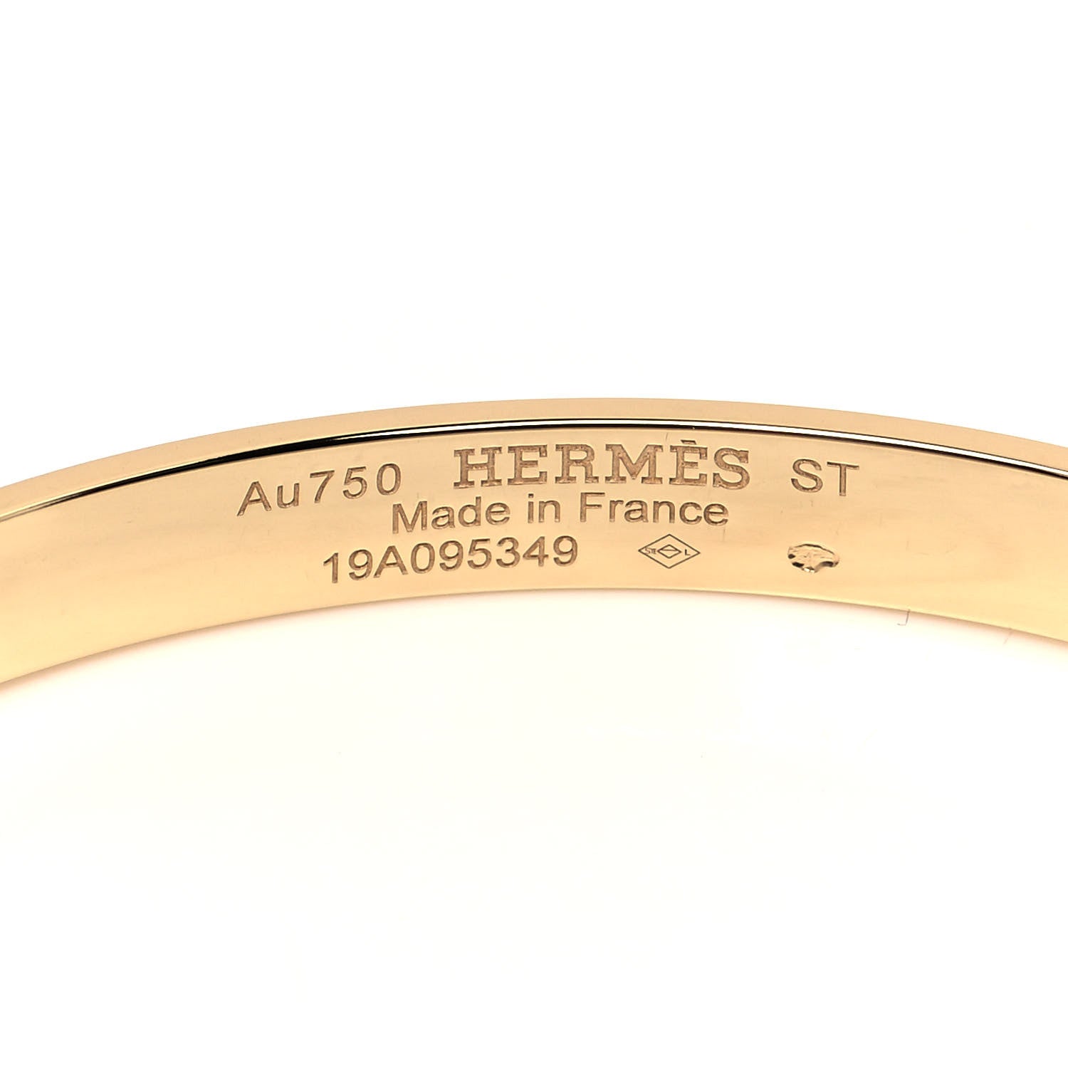 Hermes 18K Yellow Gold PM Collier De Chien Bracelet ST 4 of 4