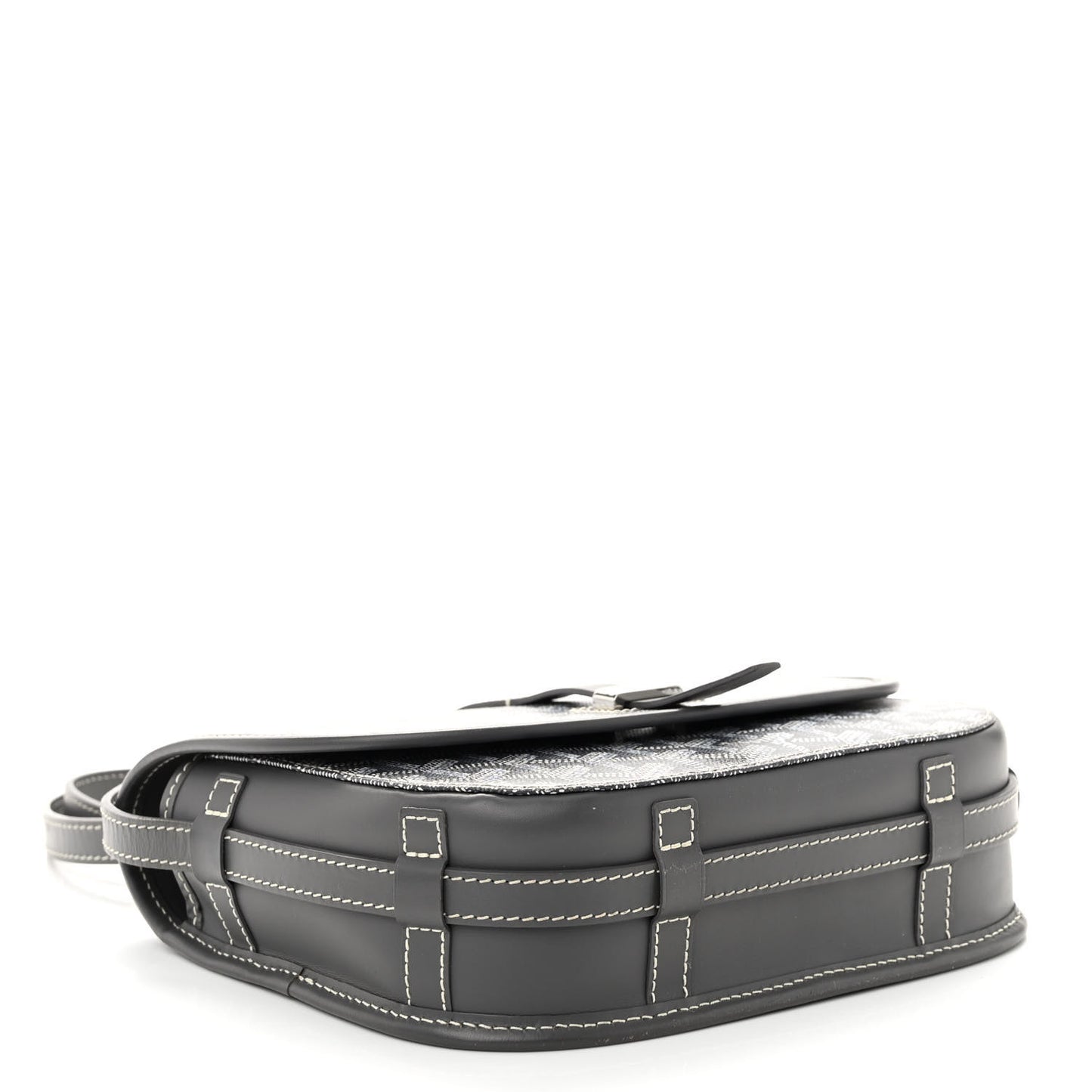 Goyardine Belvedere II PM Messenger Bag Gray