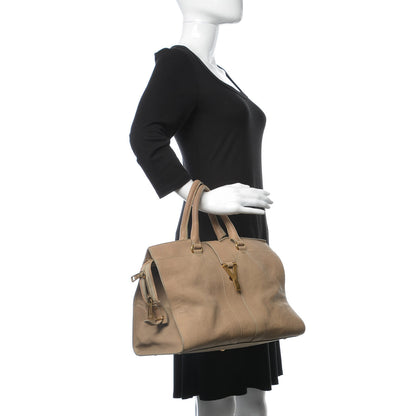 Saint Laurent Sheepskin Medium Cabas ChYc Taupe 2 of 22