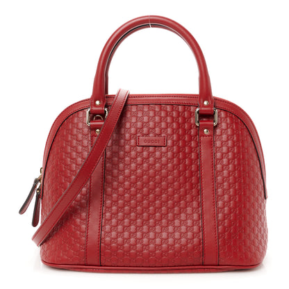 Gucci Microguccissima Medium Dome Bag Red 1 of 12