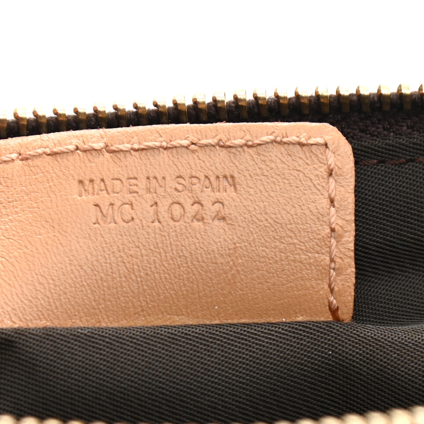 Monogram Mini Saddle Pochette Beige
