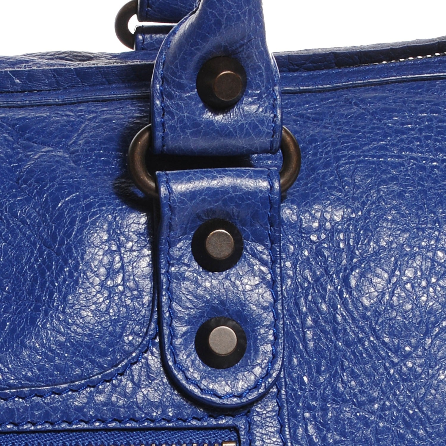 Balenciaga Agneau Classic Hardware Maxi Twiggy Bleuette 7 of 17