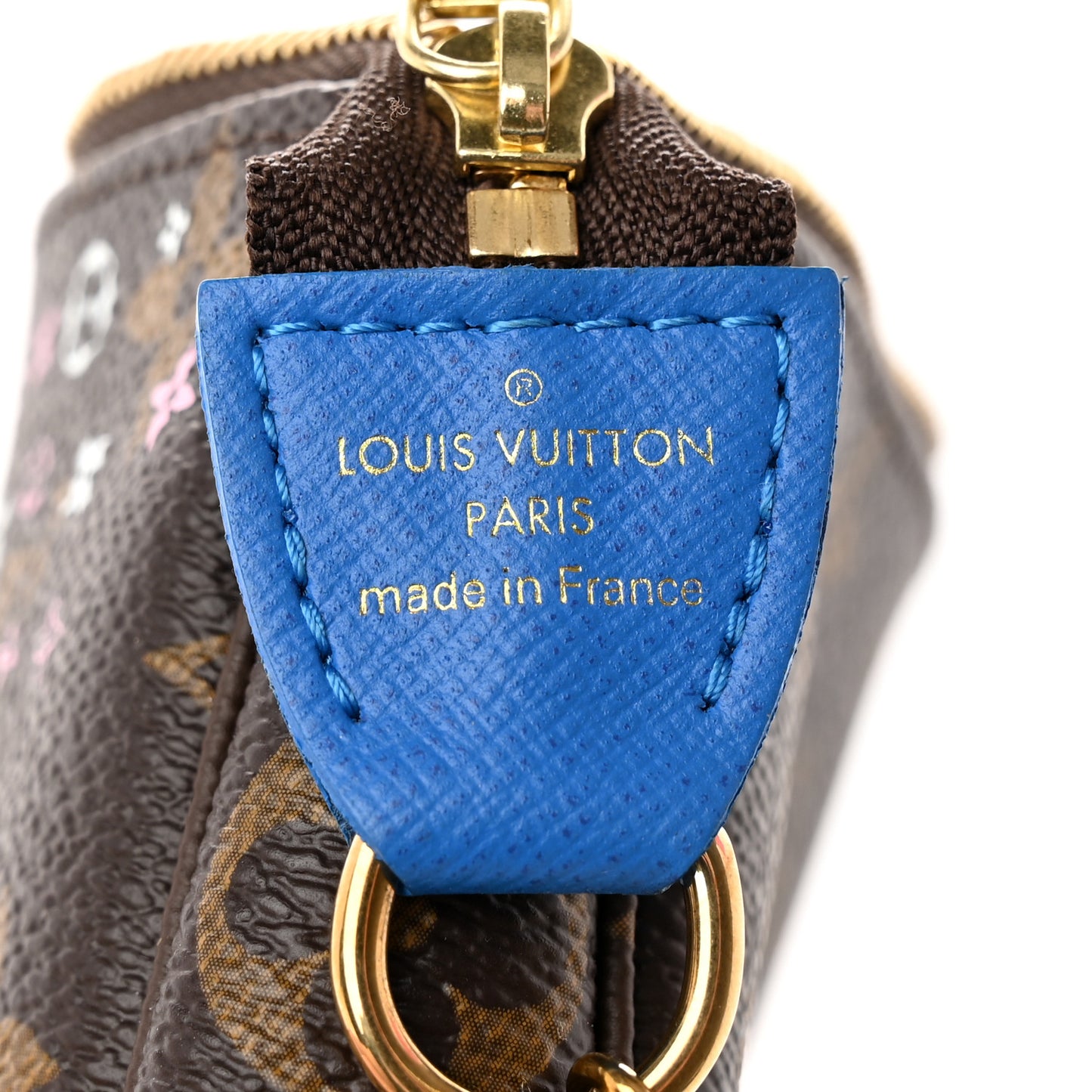 Monogram 2019 Christmas Animation Mini Venice Pochette Accessories Blue