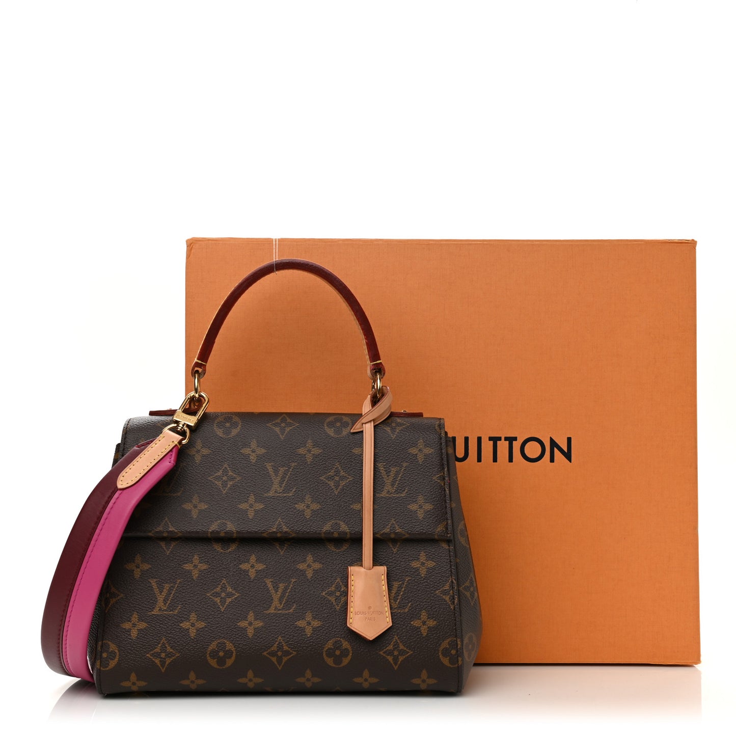 Monogram Cluny BB Bordeaux Fuchsia