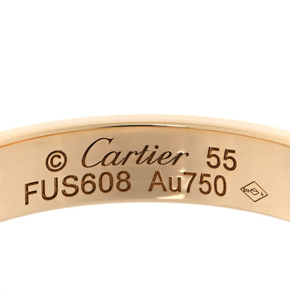 Cartier 18K Yellow Gold 3.5mm LOVE Wedding Band Ring 55 7.25 3 of 4