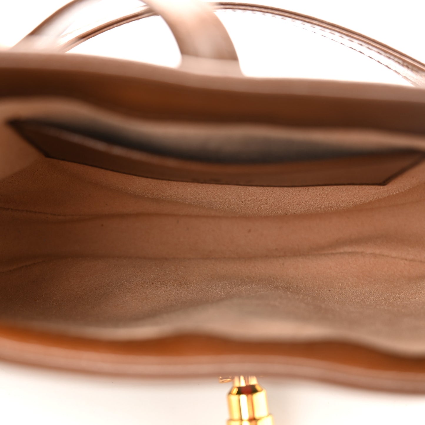 GG Supreme Monogram Azalea Calfskin Web Mini Jackie 1961 Hobo Beige Ebony Brown Sugar