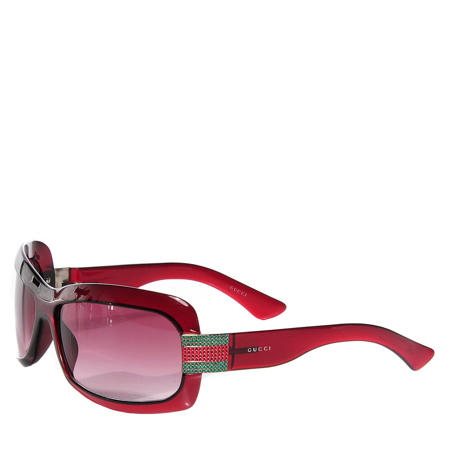 Gucci Strass Crystal Web 2901 Sunglasses Red 3 of 7