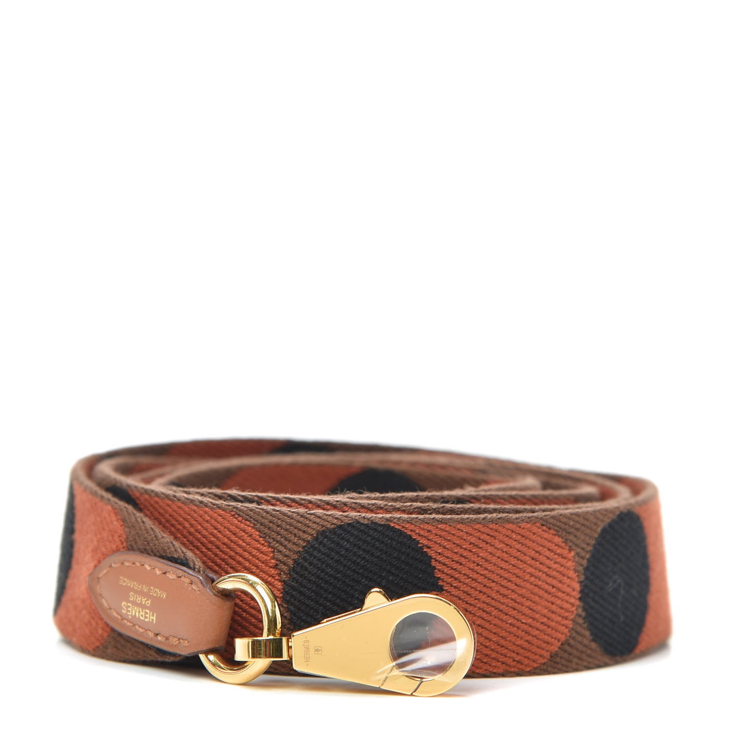 Toile Swift 25mm Sangle Flipperball Shoulder Strap Noisette Cuivre Gold