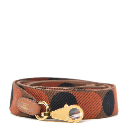 Hermes Toile Swift 25mm Sangle Flipperball Shoulder Strap Noisette Cuivre Gold 1 of 2