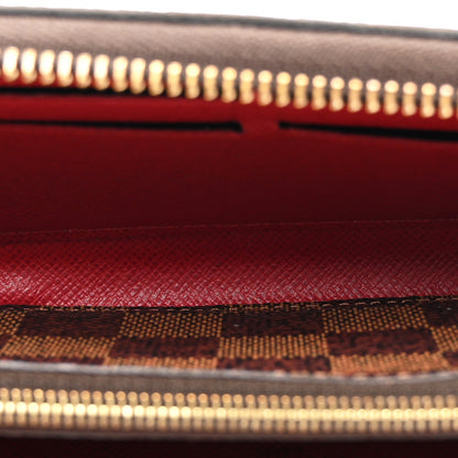 Louis Vuitton Damier Ebene Clemence Wallet Cherry 5 of 11
