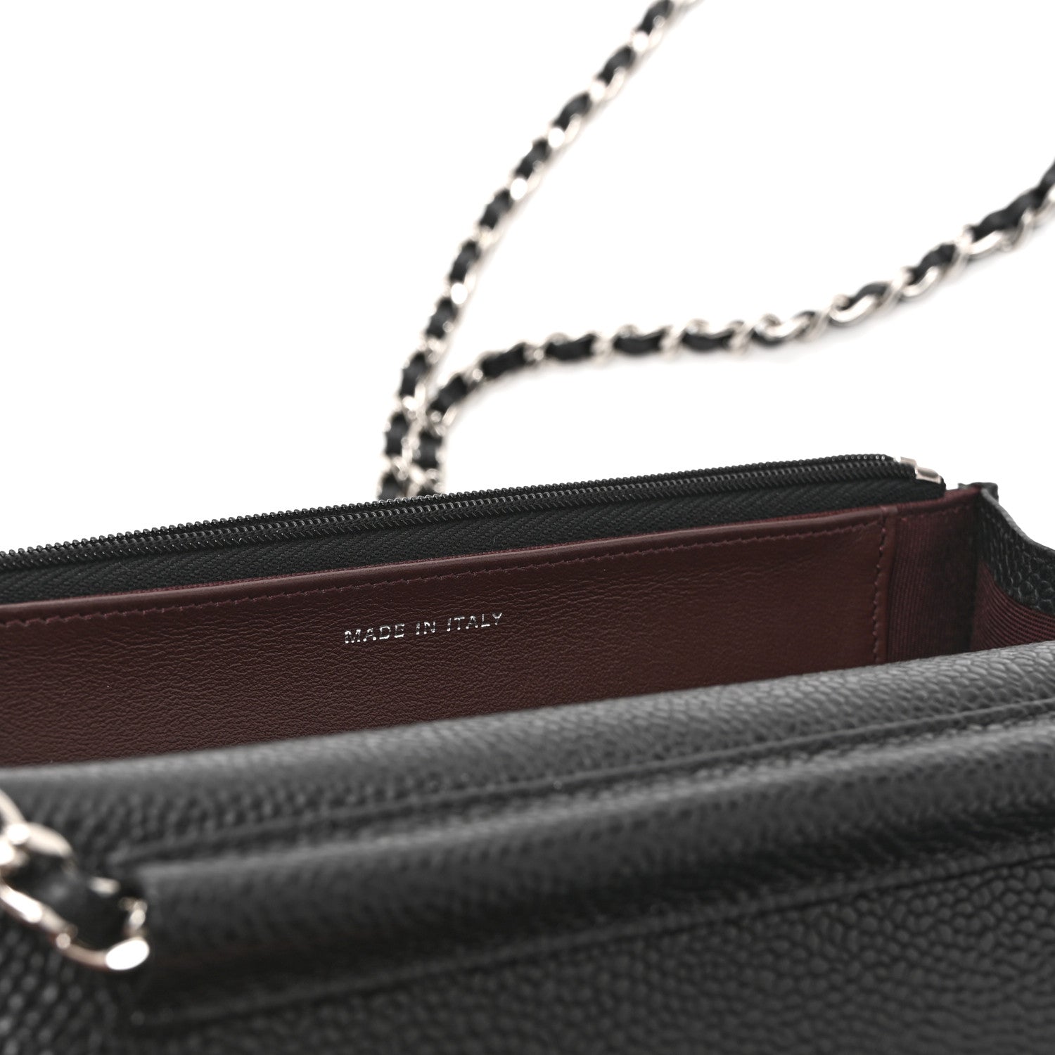 Chanel Caviar Quilted Wallet on Chain WOC Black 7 of 11