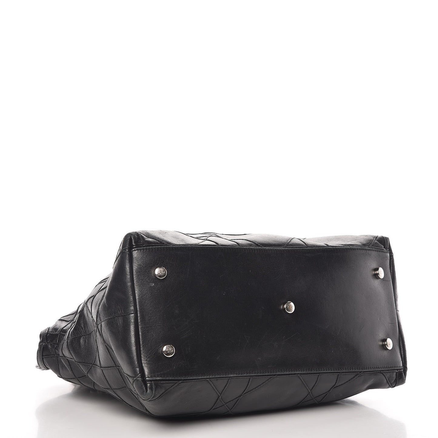 Lambskin Cannage Medium Granville Tote Black