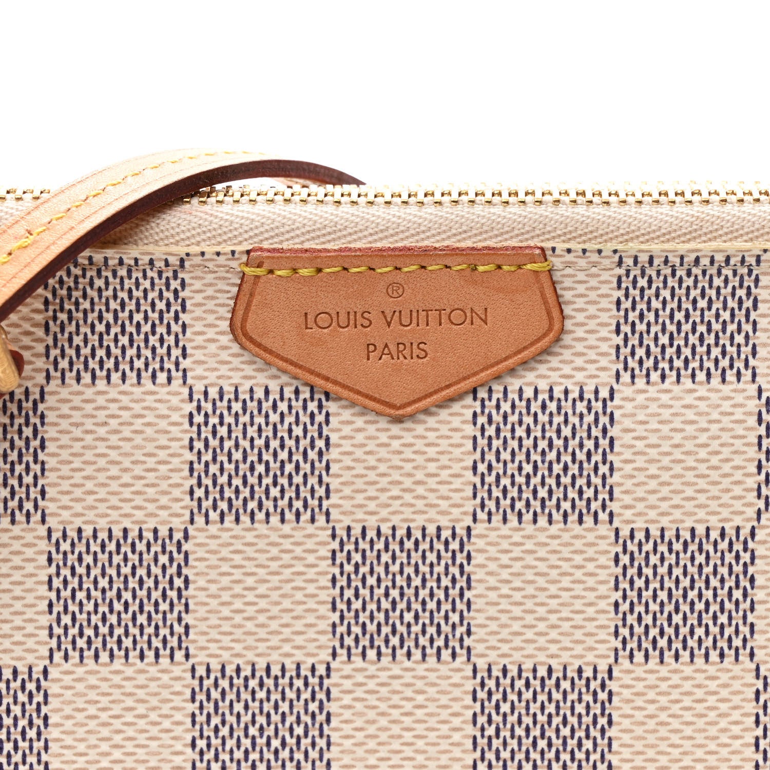 Louis Vuitton Damier Azur Double Zip Pochette 6 of 8