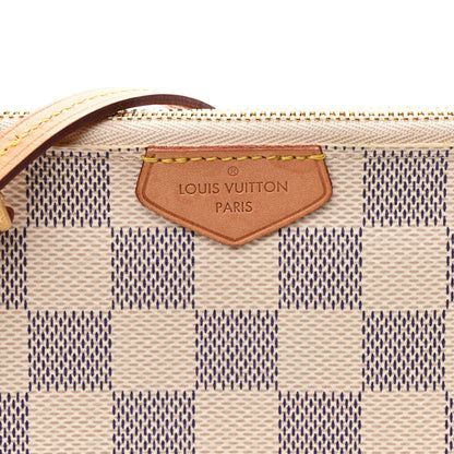Louis Vuitton Damier Azur Double Zip Pochette 6 of 8