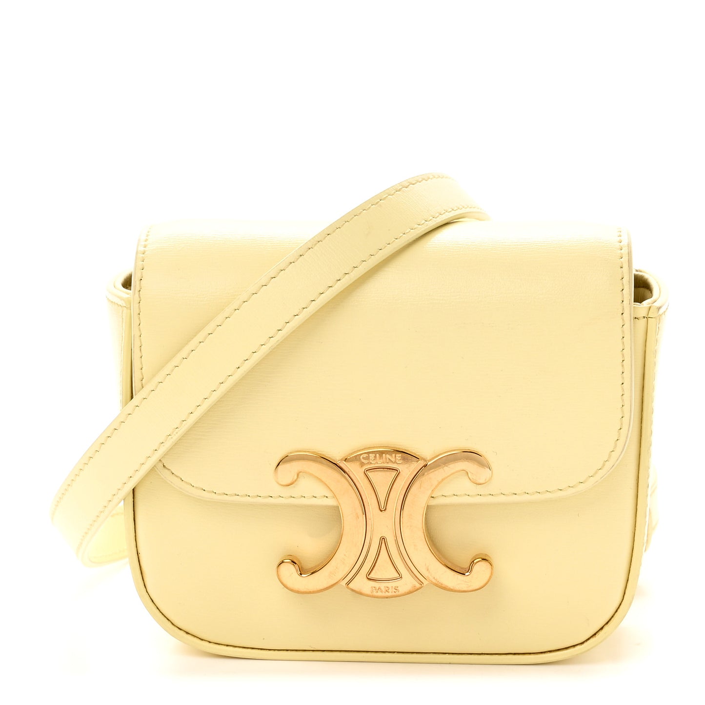 Shiny Calfskin Mini Claude Pollen
