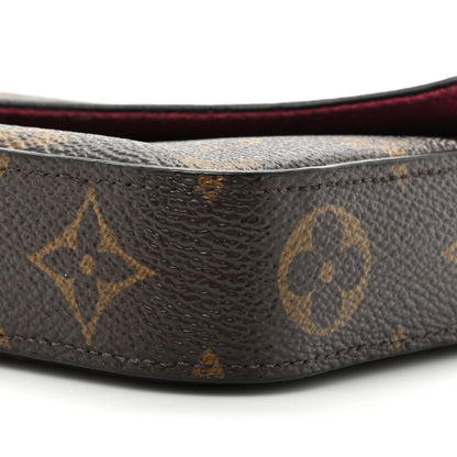 Louis Vuitton Monogram Pochette Felicie Chain Wallet Fuchsia 10 of 15