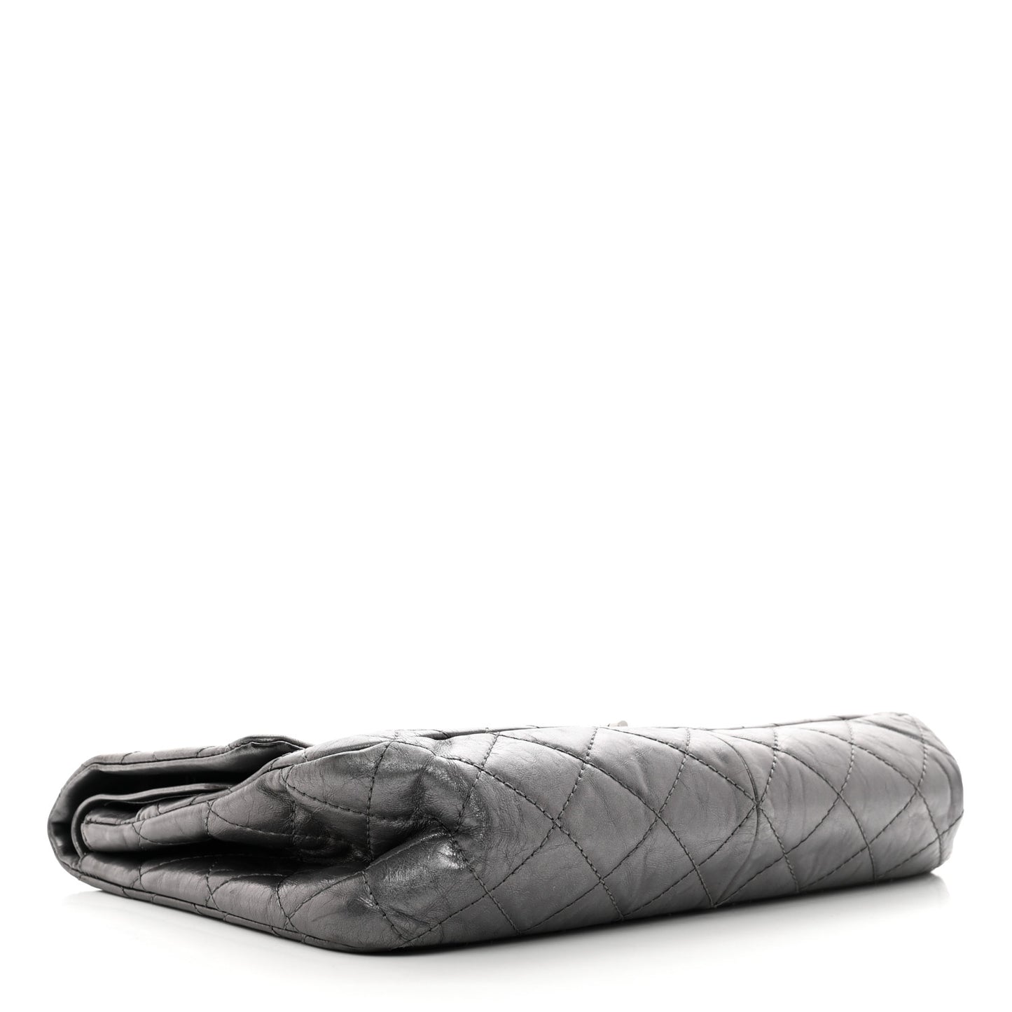 Metallic Aged Calfskin Quilted 2.55 Reissue 226 Flap Silver
