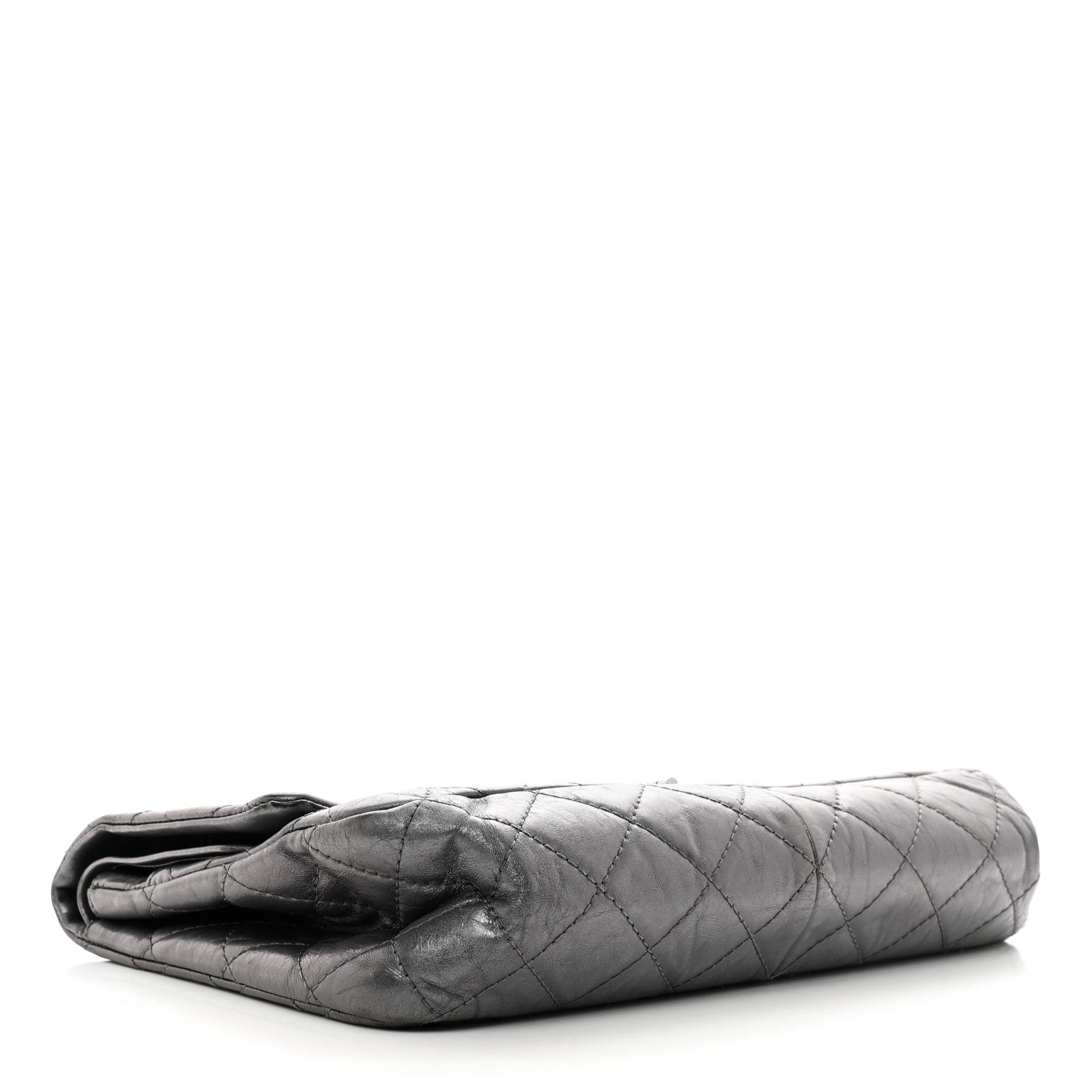 Chanel Metallic Aged Calfskin Quilted 2.55 Reissue 226 Flap Silver 4 of 13
