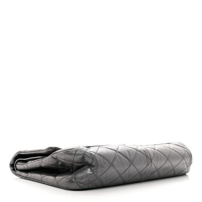 Chanel Metallic Aged Calfskin Quilted 2.55 Reissue 226 Flap Silver 4 of 13