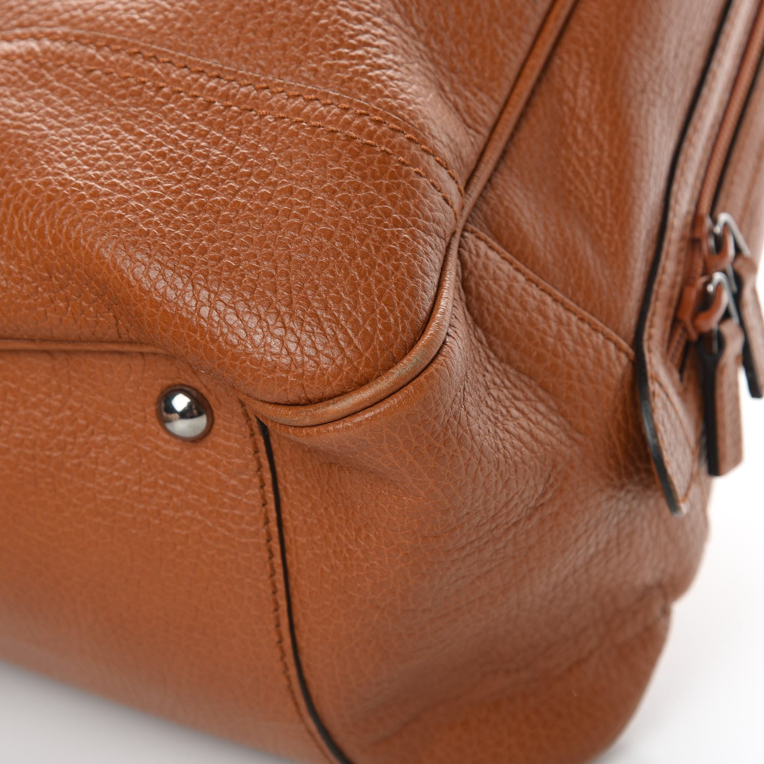 Gucci Grained Calfskin Large Princy Duffle Bag Light Brown 11 of 14