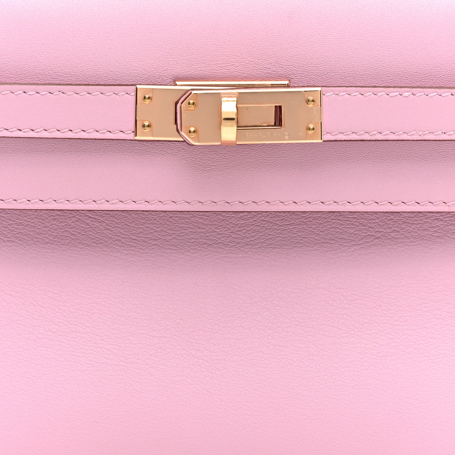 Hermes Swift Kelly Pochette Clutch Mauve Sylvestre 10 of 11