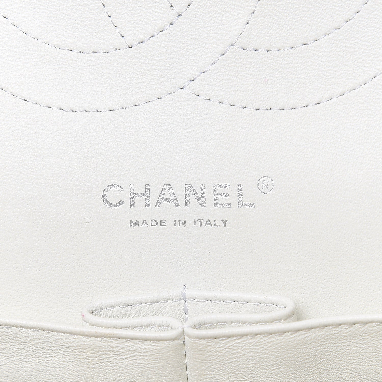 Chanel Caviar Quilted Jumbo Double Flap White 6 of 16