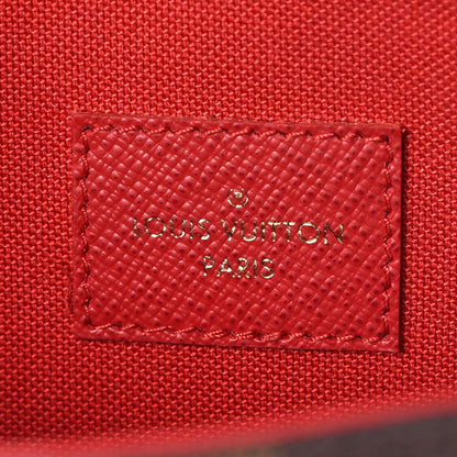 Louis Vuitton Damier Ebene Pochette Felicie Chain Wallet 7 of 11