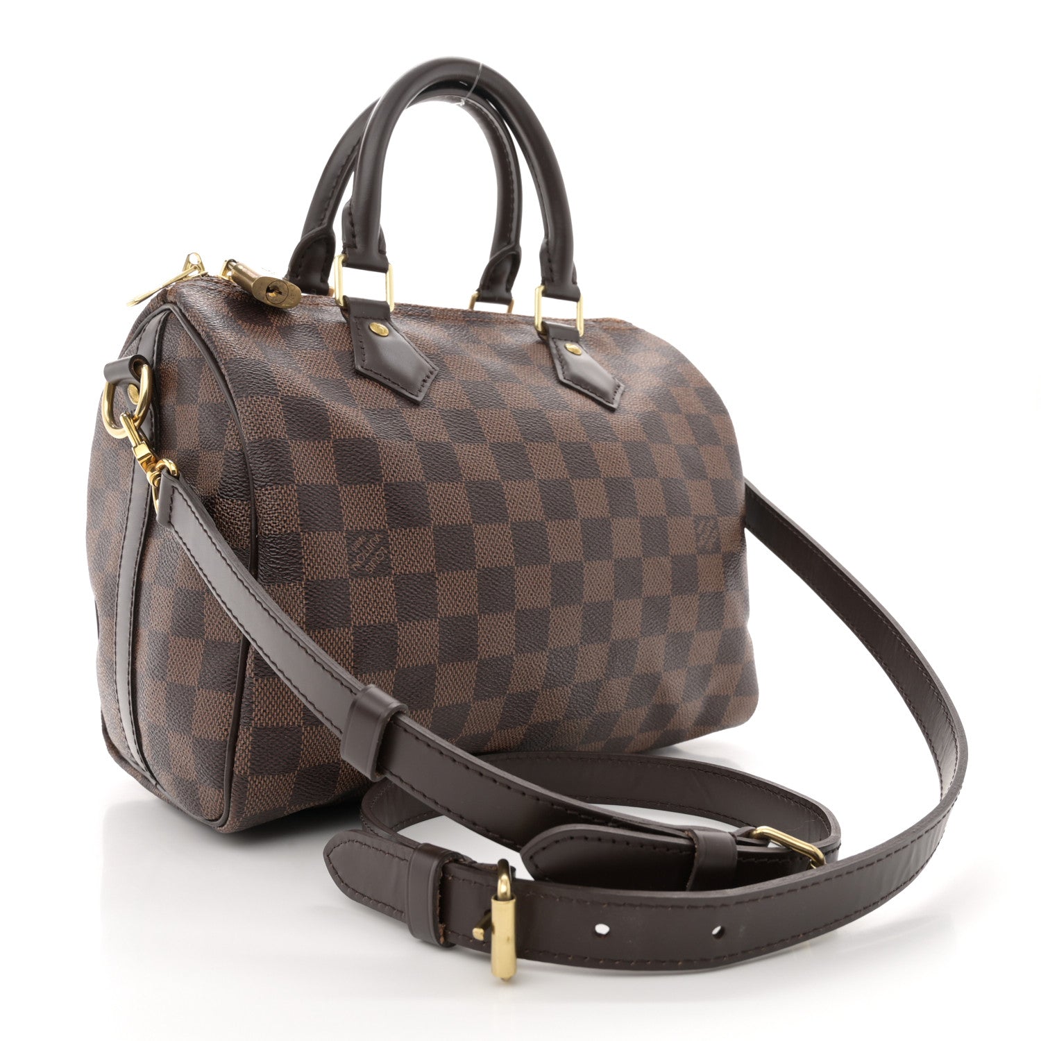 Louis Vuitton Damier Ebene Speedy Bandouliere 25 3 of 13