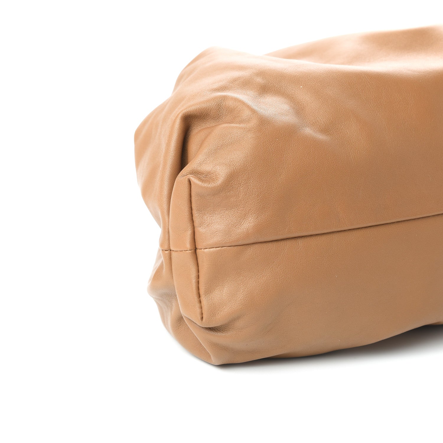 Bottega Veneta Smooth Butter Calf The Pouch Oversized Clutch Cammello 6 of 9