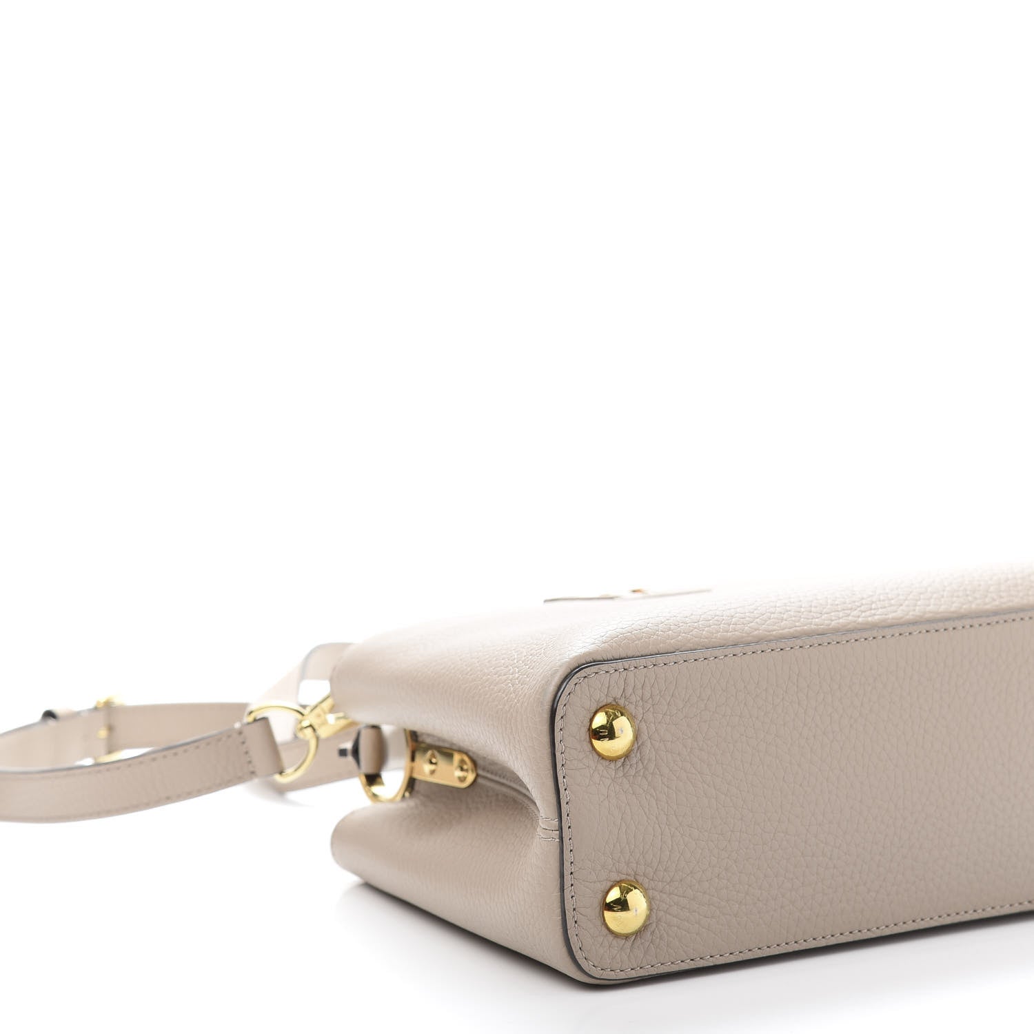 Louis Vuitton Taurillon Capucines BB Galet 9 of 11