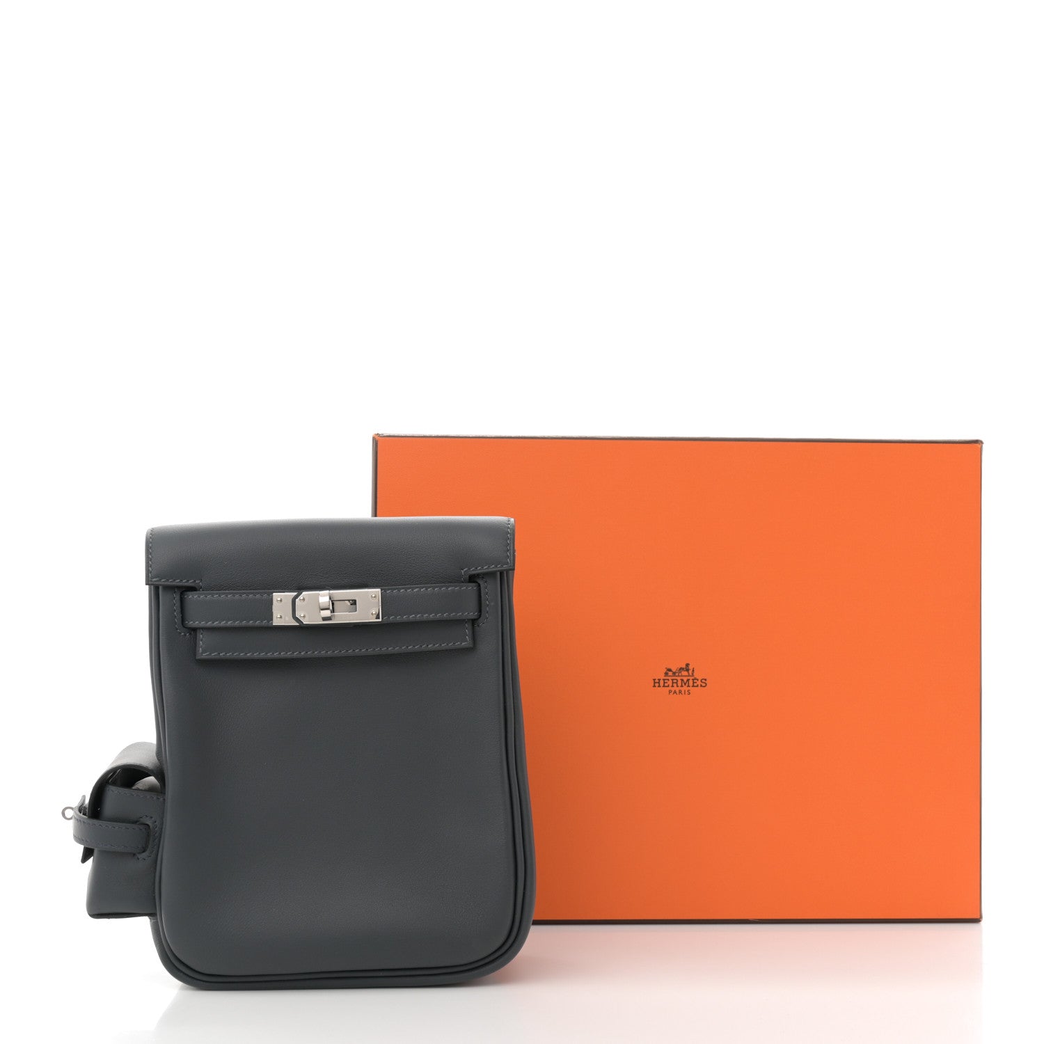 Hermes Swift Kelly Jump Backpack Gris Misty 11 of 11