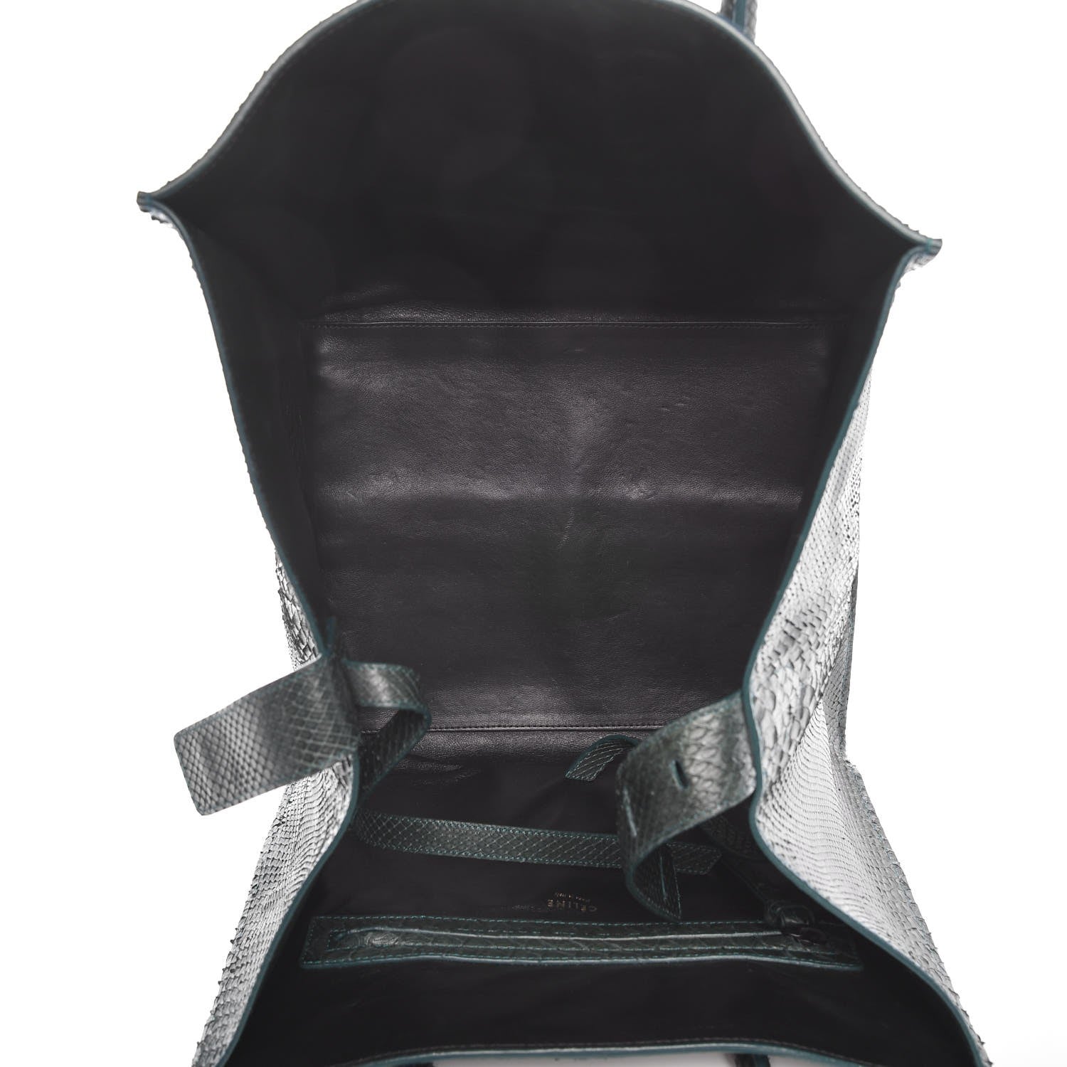 Celine Python Medium Phantom Luggage Emerald 5 of 7