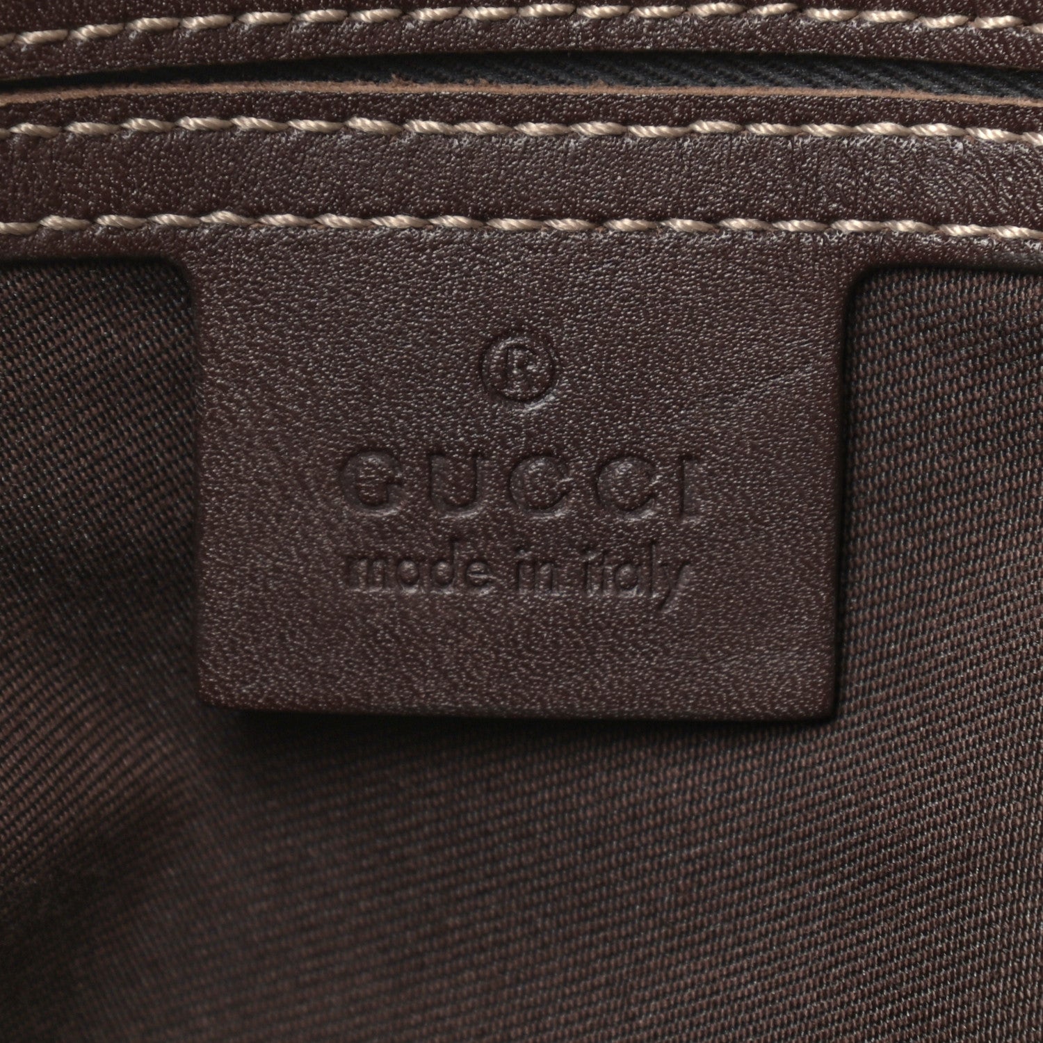 Gucci GG Supreme Monogram Medium Flat Messenger Bag Dark Brown 5 of 8