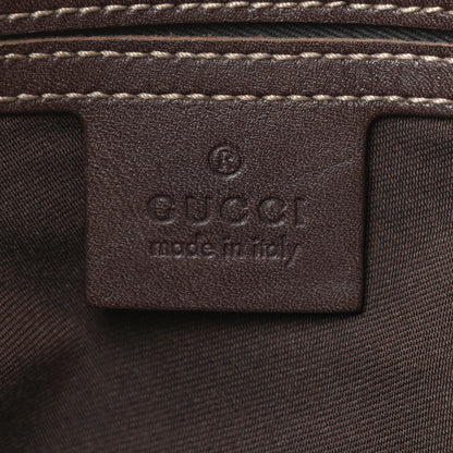 Gucci GG Supreme Monogram Medium Flat Messenger Bag Dark Brown 5 of 8