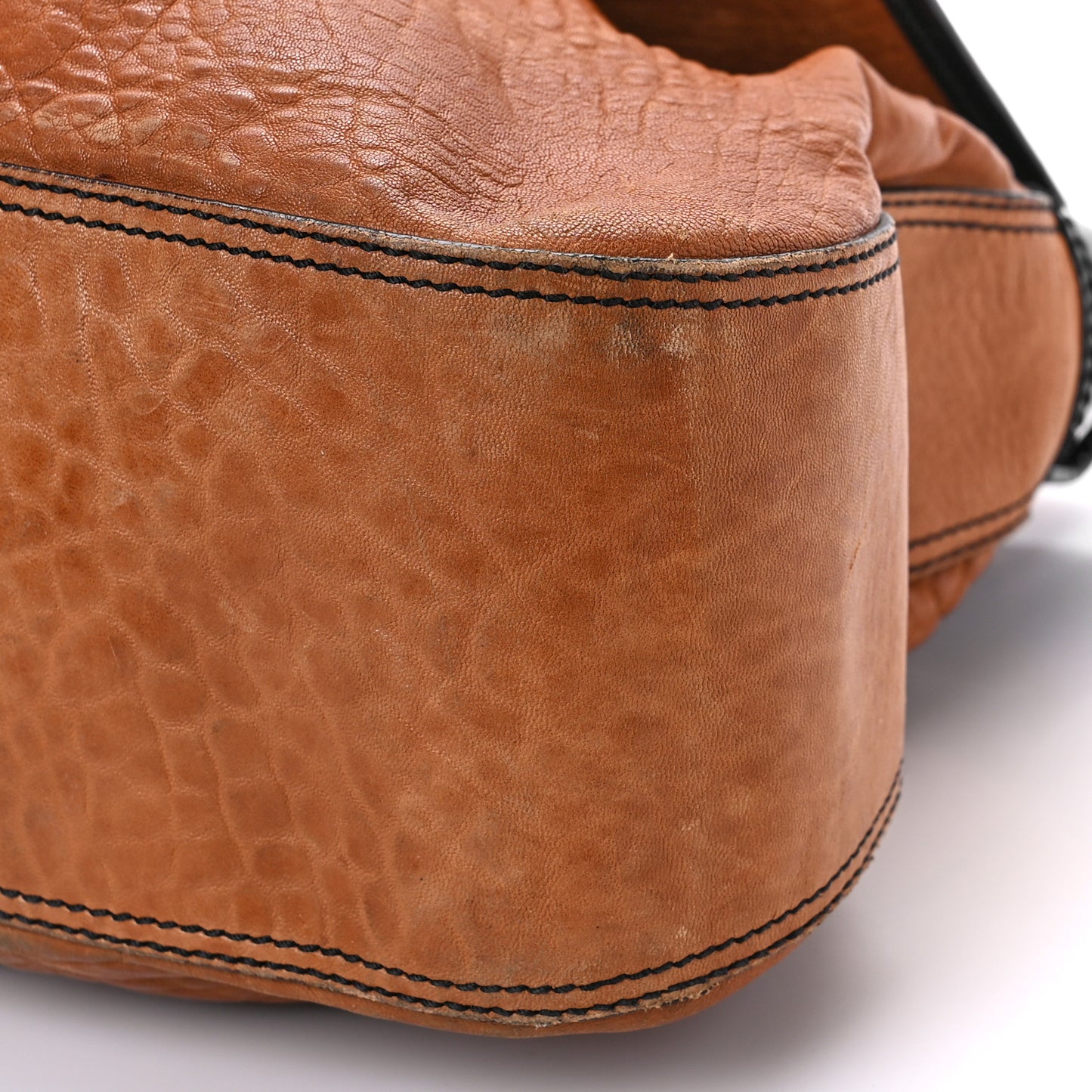 Nappa Patent Large B Bag Osso Black