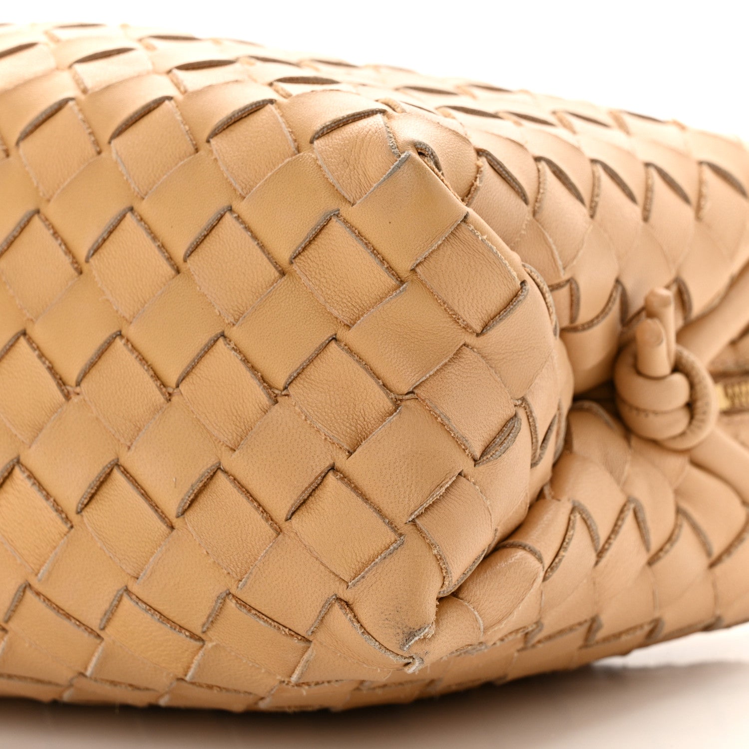Bottega Veneta Nappa Intrecciato Small Loop Camera Bag Almond 9 of 13