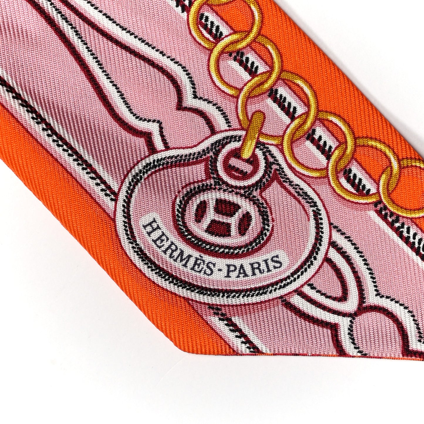 Silk Maillons Twilly Orange Vieux Rose Gold