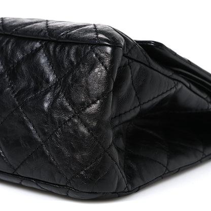 Chanel Metallic Aged Calfskin Quilted 2.55 Reissue 227 Flap So Black 10 of 10