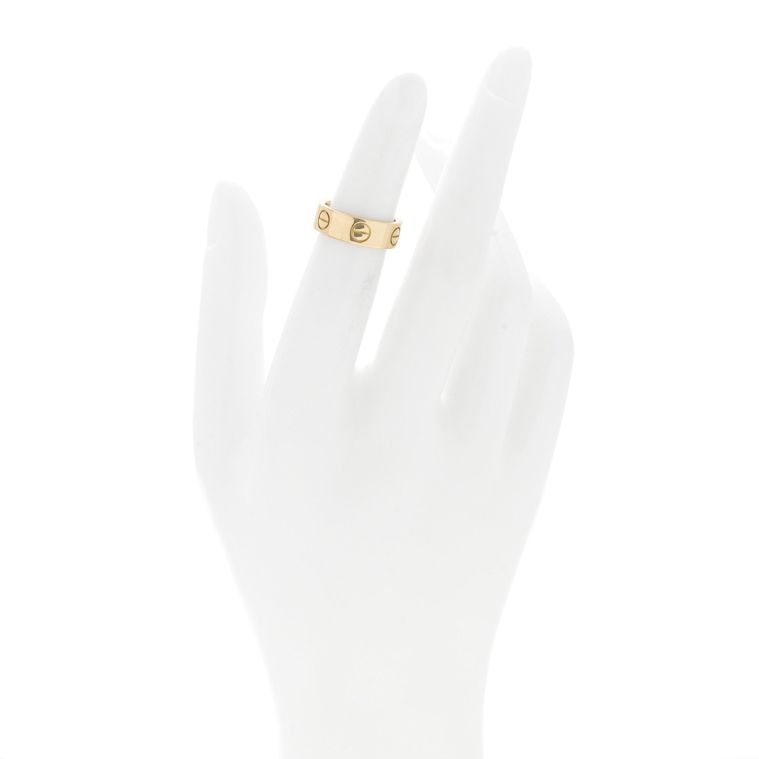 Cartier 18K Yellow Gold 5.5mm LOVE Ring 46 3.75 2 of 5