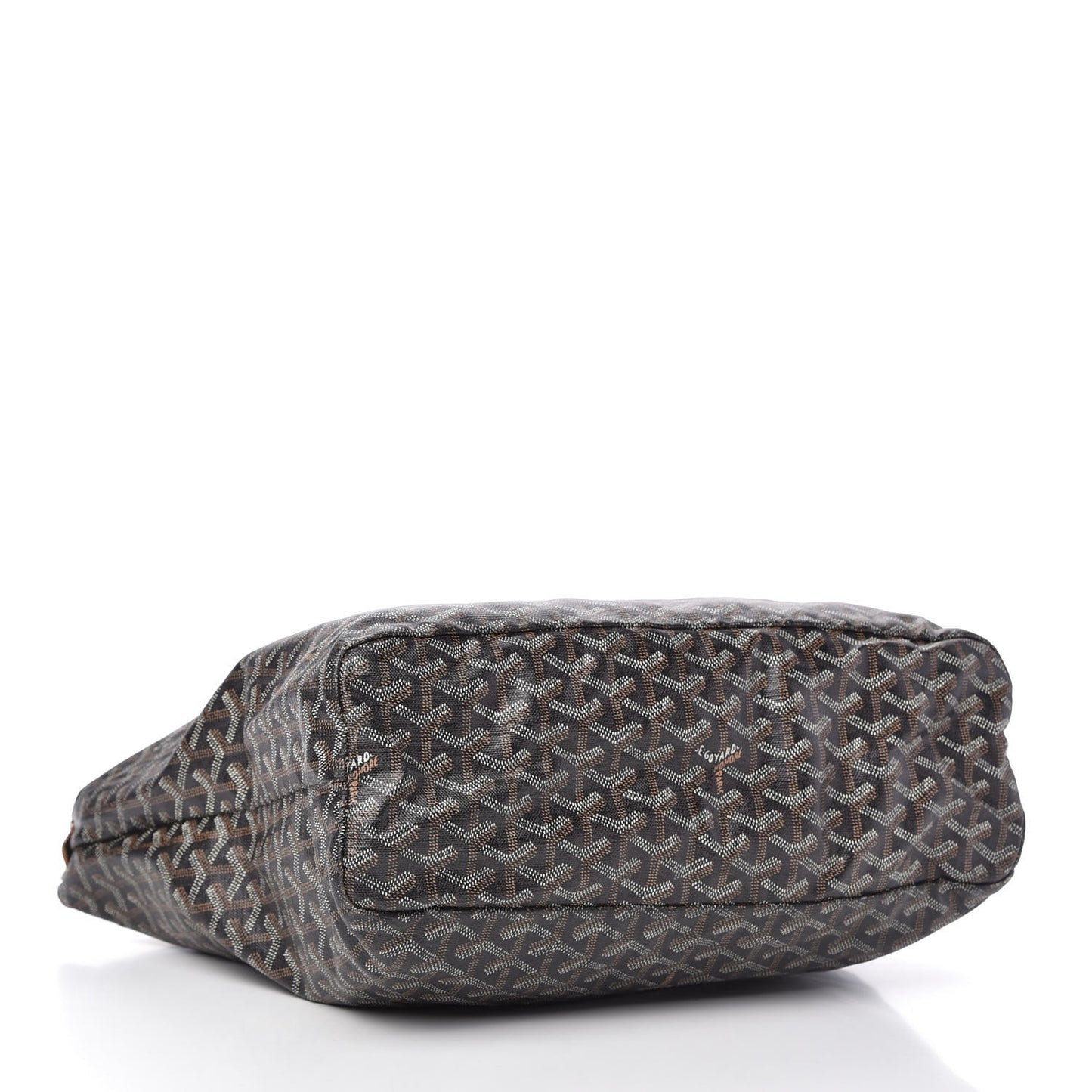 Goyardine Fidji Zip Hobo Black Gold