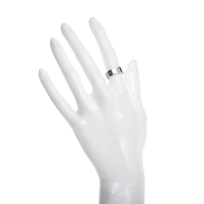 Cartier 18K White Gold 5.5mm LOVE Ring 50 5.25 2 of 4